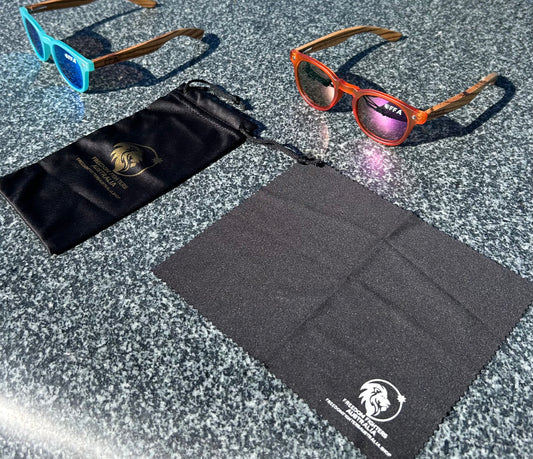 Kid’s sunglasses polarised scratch resistant wooden sunglasses!