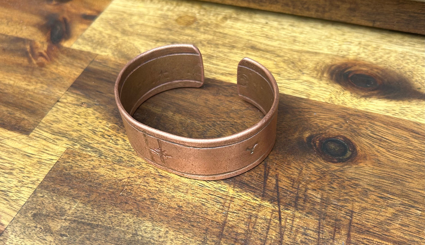Australian Handmade Copper Bracelet locally made between Gold Coast and Sunshine Coast.